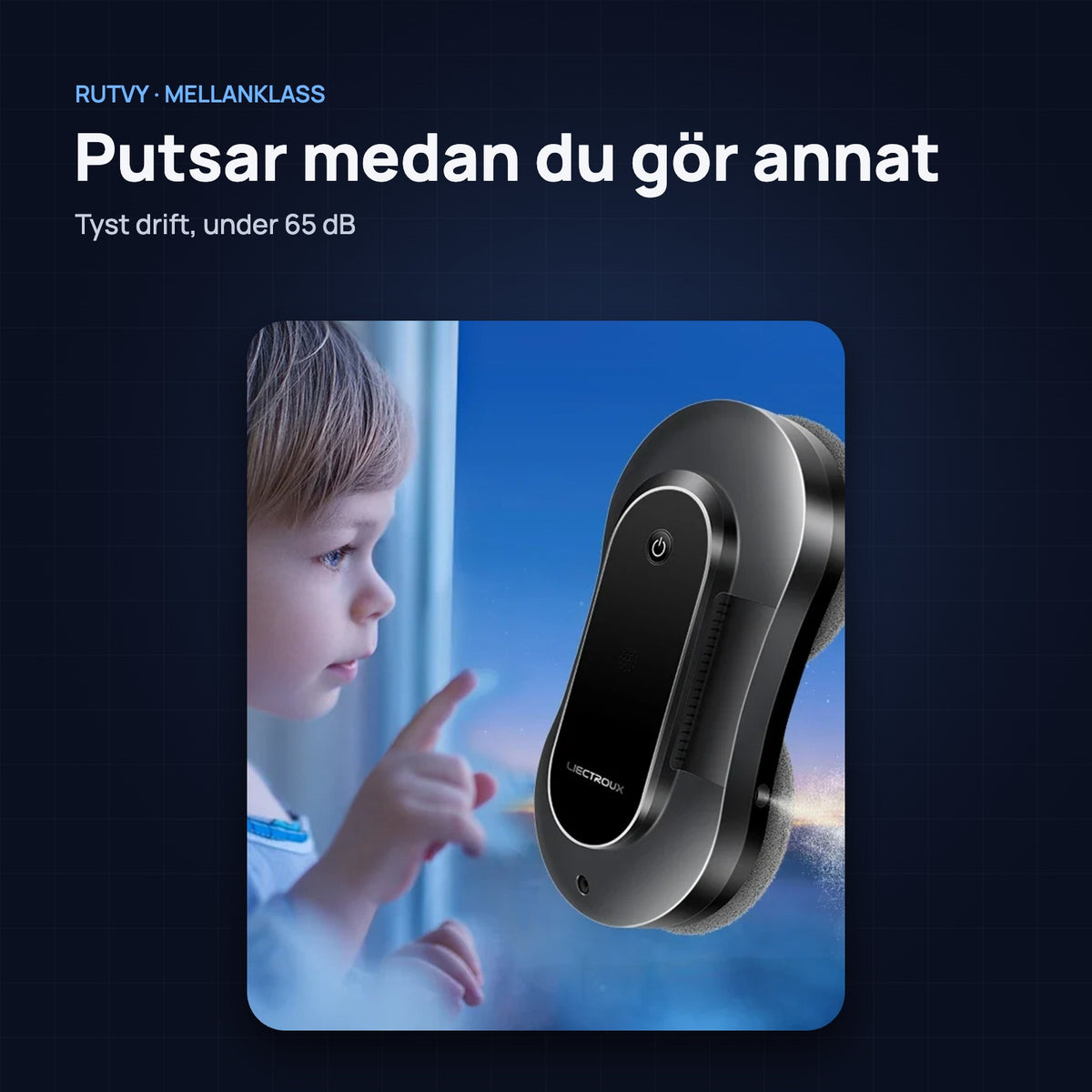 Putsar medan du gör annat – tyst drift