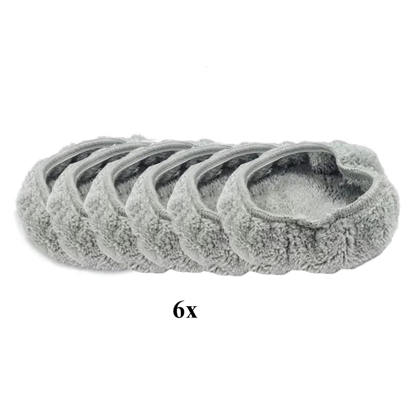 Microfiber Cleaning Rag for Window Cleaner Robot,Reusable 14.5Cm Mops for Universal round Robot Vacuum Cleaner Towel Dust Cloth