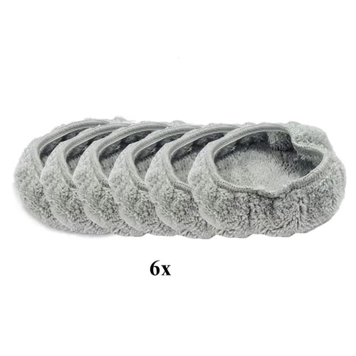 Microfiber Cleaning Rag for Window Cleaner Robot,Reusable 14.5Cm Mops for Universal round Robot Vacuum Cleaner Towel Dust Cloth