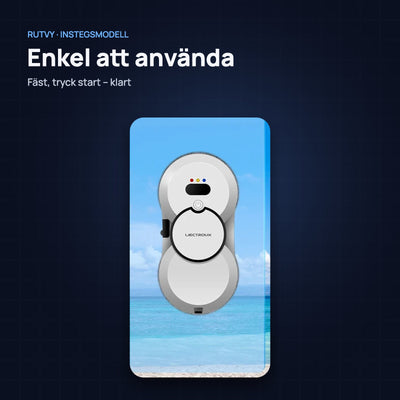 Rutvy Fönsterputsrobot – Instegsmodell (HCR-10-klass)