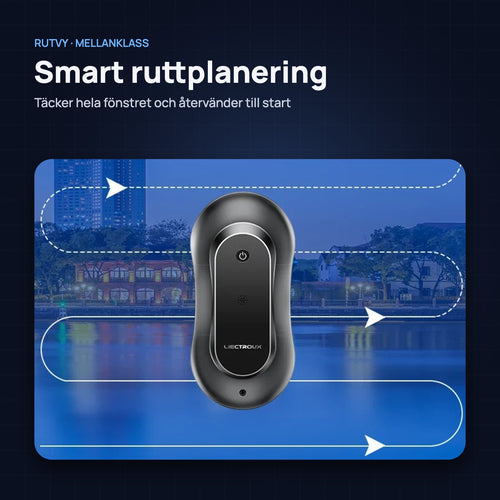 Smart ruttplanering – täcker hela fönstret
